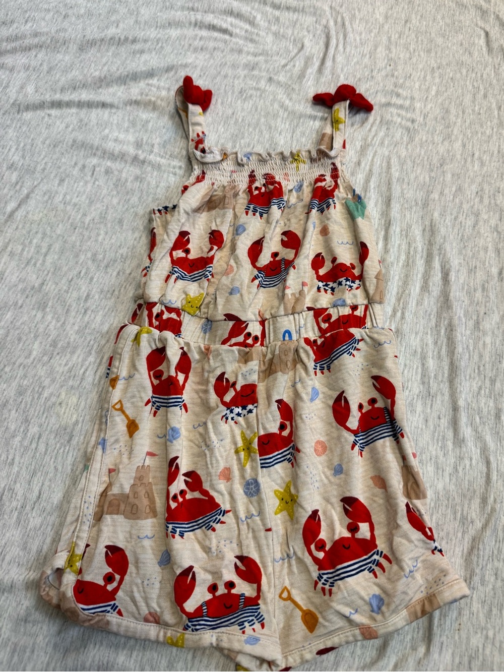 Little Sleepies Crab Romper 18-24M